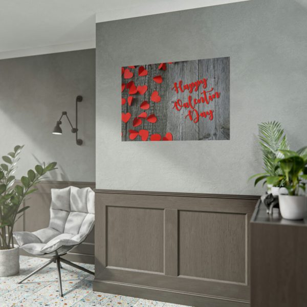 Valentines Day Red Heart Poster