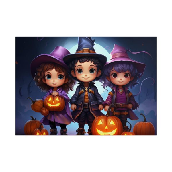 101875-250.jpg Halloween Kids Cartoon Art Poster