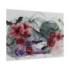 101875-257.jpg Flowers And Bats Halloween Poster