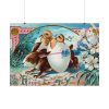 101875-261.jpg Vintage Easter Bunny Chick Poster