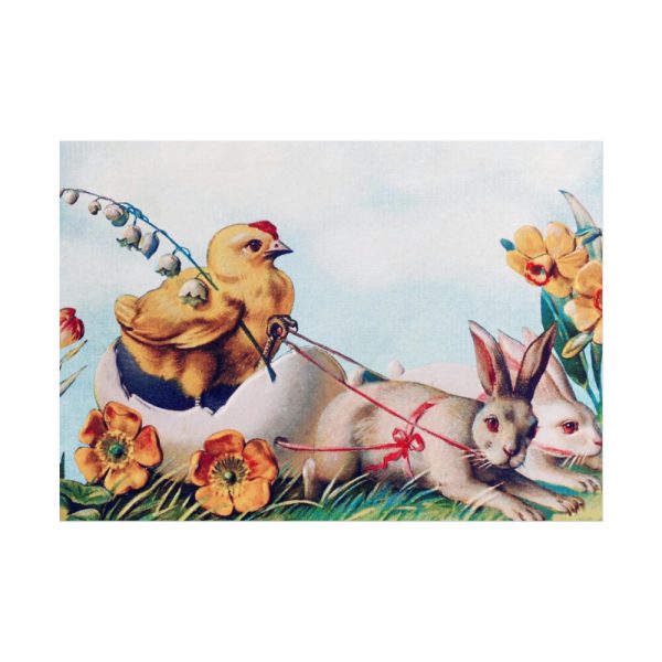 101875-270.jpg Chickens Chicks and Easter Bunny Poster