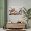 101875-273.jpg Chickens Chicks and Easter Bunny Poster