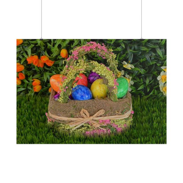 101875-291.jpg Basket Easter Eggs Poster