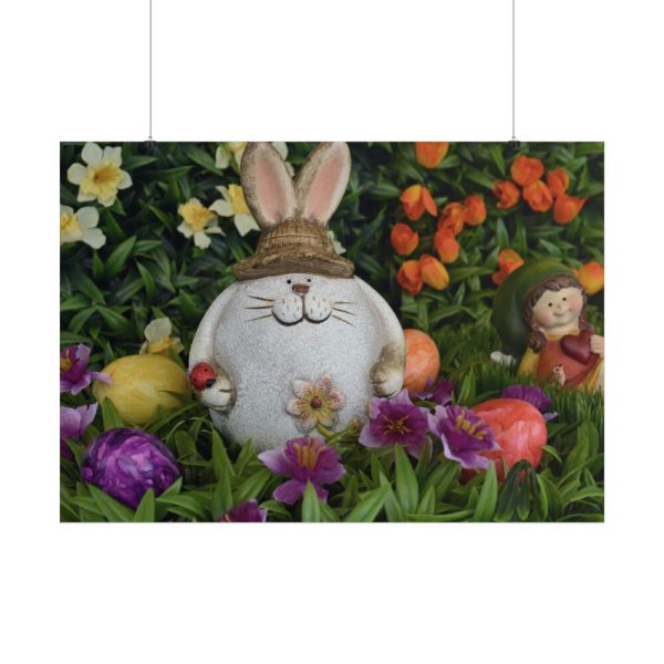 101875-296.jpg Easter Bunny in Spring Poster