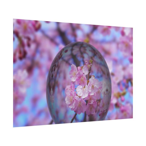 Easter Egg Cherry Blossom Poster