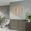101875-389.jpg Bare Tree And Autumn Fall Leaves Poster