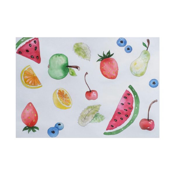 Fruit, Summer, Vitamins, Watercolor Poster