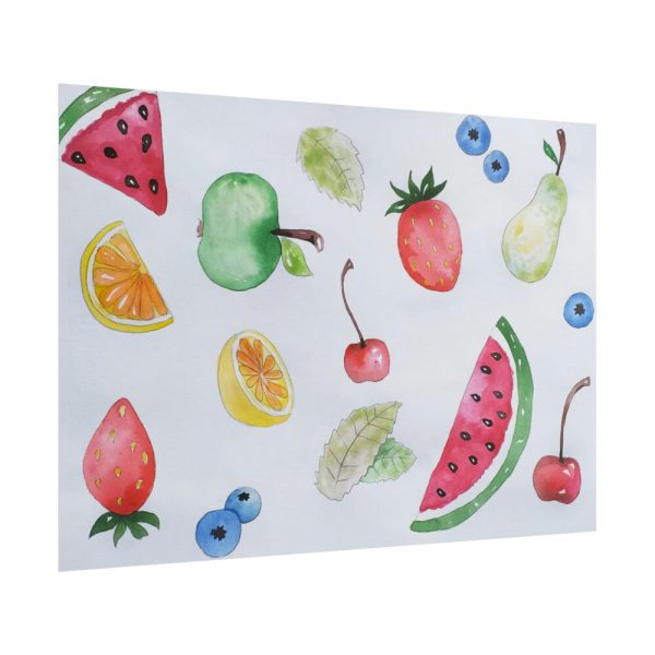 Fruit, Summer, Vitamins, Watercolor Poster