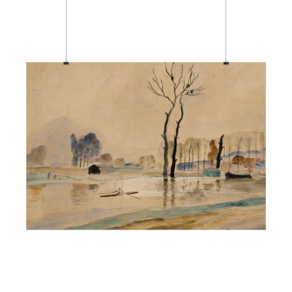 101875-421.jpg View of the River Marne Poster