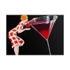 101875-475.jpg Woman Drinks From Large Wine Glass Poster