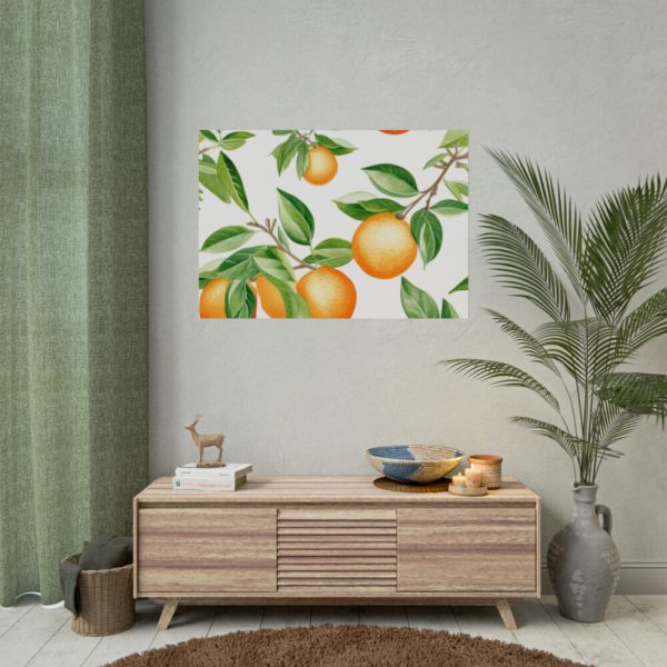 101875-483.jpg Seamless Orange Fruit Poster