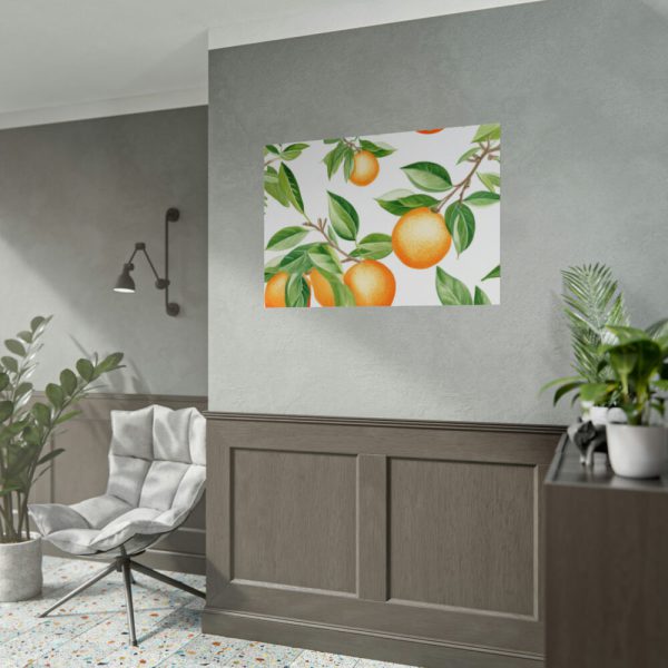 101875-484.jpg Seamless Orange Fruit Poster