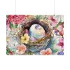 Easter Eggs In A Nest Poster