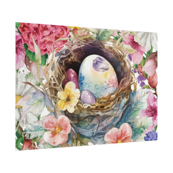 Easter Eggs In A Nest Poster