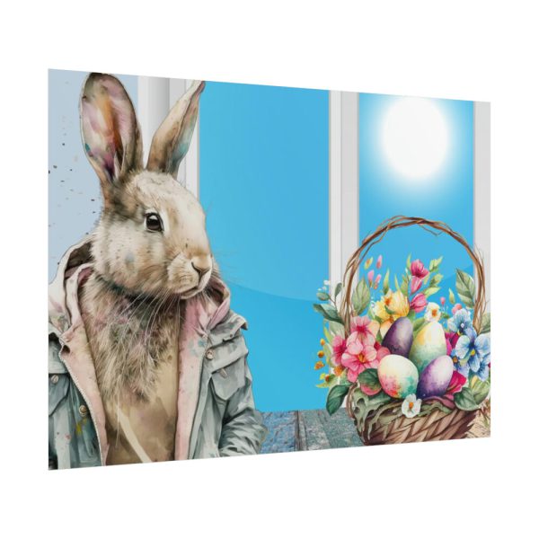 Cool Easter Rabbit In Jacket Poster