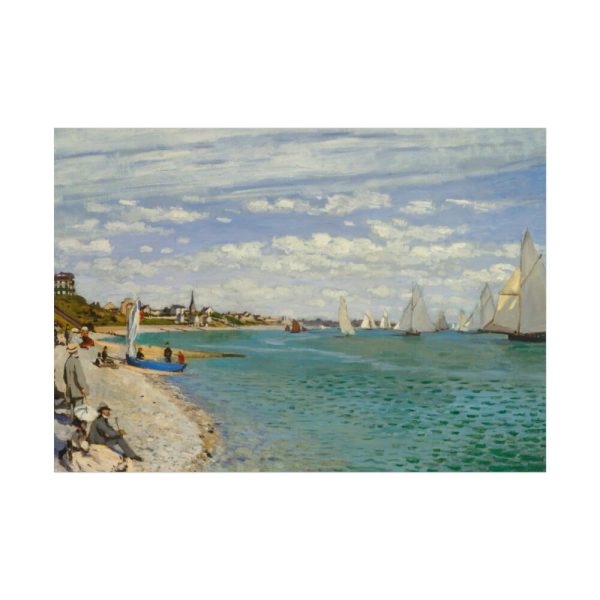 101875-520.jpg Regatta at Sainte-Adresse by Claude Monet Poster