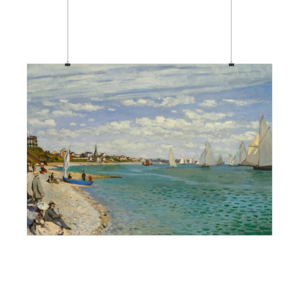 101875-521.jpg Regatta at Sainte-Adresse by Claude Monet Poster