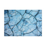 Blue Cracked Ground Texture Poster - Image 11
