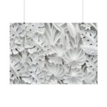 Carved Floral Ornament Texture Poster - Image 12