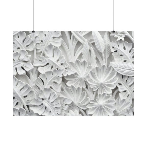 101875-546.jpg Carved Floral Ornament Texture Poster