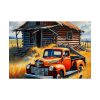 101875-55.jpg Old Red Truck Watercolor Poster