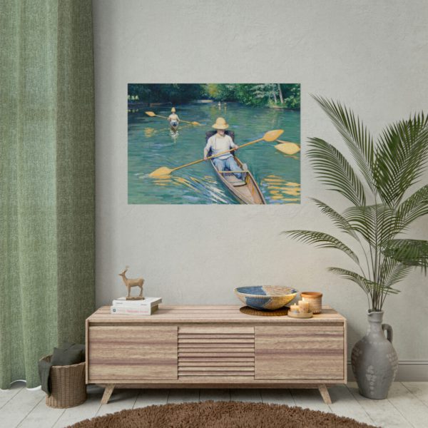 101875-573.jpg Skiffs by Gustave Caillebotte Poster