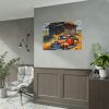 101875-59.jpg Old Red Truck Watercolor Poster