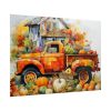101875-62.jpg Autumn Pumpkin Truck Calendar Art Poster