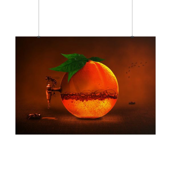 101875-646.jpg Orange Fruit Juice Poster
