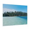 101875-672.jpg Boat Moored at an Island Poster