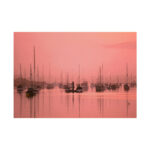 Pink Photo With Boats Poster - Image 11