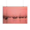 101875-686.jpg Pink Photo With Boats Poster