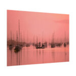 Pink Photo With Boats Poster - Image 13