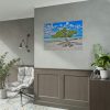101875-719.jpg Water Texture of Beach Scenery Poster