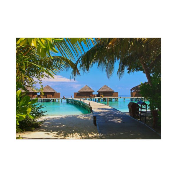 Exotic Tropical Island Poster