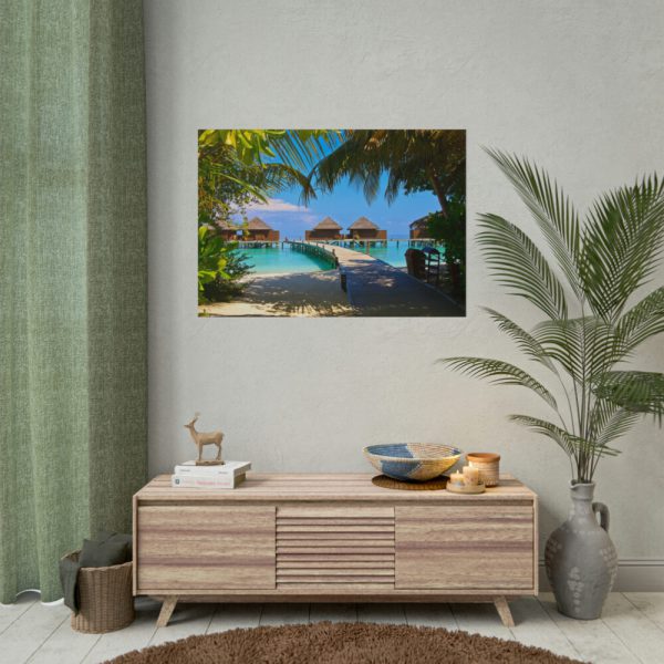 Exotic Tropical Island Poster