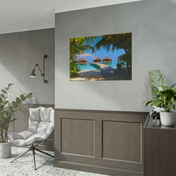Exotic Tropical Island Poster