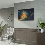 Abstract Representation of the Birth of Jesus Poster - Image 15