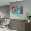 Channel Houses Italy Venice Poster