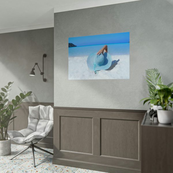 101875-809.jpg Woman On The Beach Poster