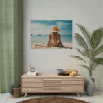 Young Woman On The Beach Poster - Image 14