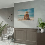Young Woman On The Beach Poster - Image 15