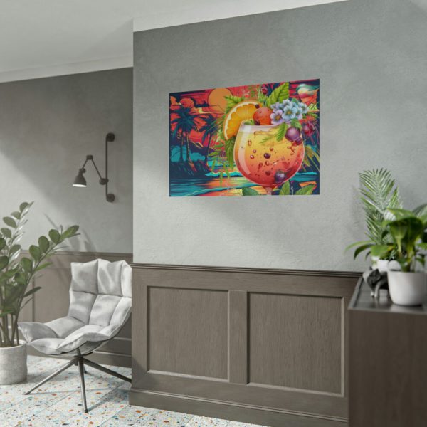 101875-834.jpg Tropical Drink Illustration Poster