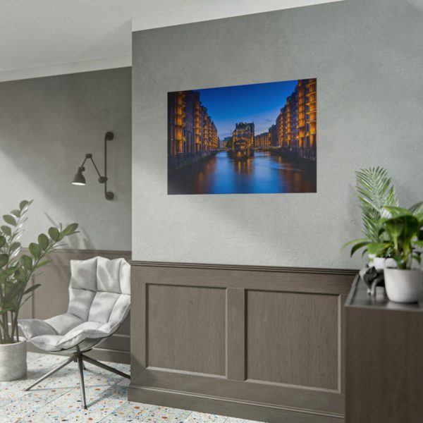 101875-844.jpg Canal Reflection Poster