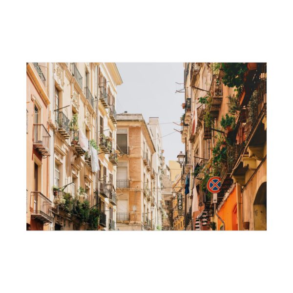 101875-845.jpg Vintage Neighborhood in Cagliari Poster