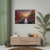 Sunset in Burano Poster