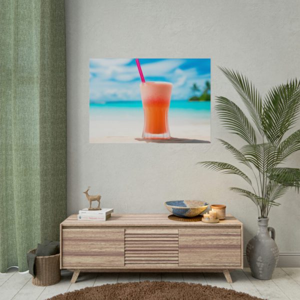 101875-868.jpg Tropical Drink On The Beach Poster
