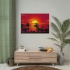 Orange Sky Poster