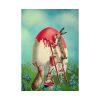Easter Bunny Paints Eggs Poster