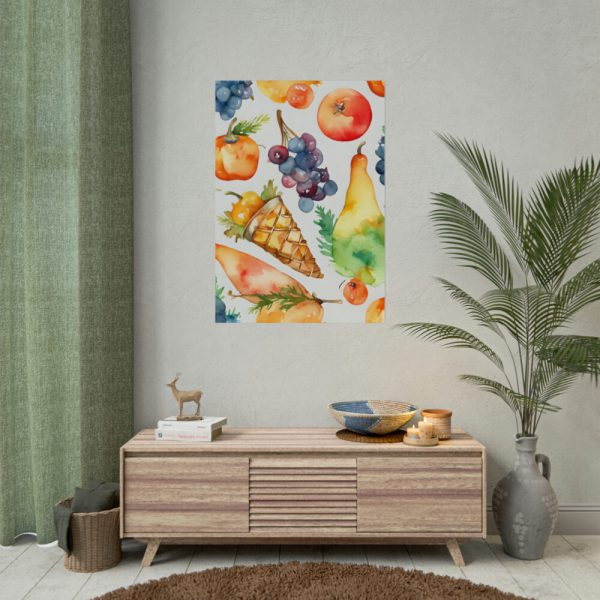 101894-158.jpg Fruit Seamless Watercolor I Poster